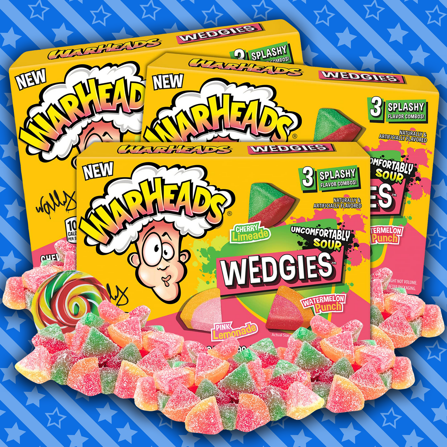 Warheads Wedgies American Theatre Box - Watermelon Punch